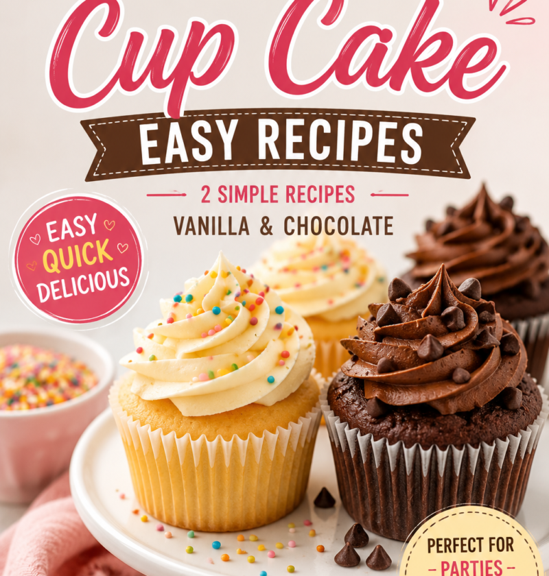 No Stress Easy Cup Cakes Recipes