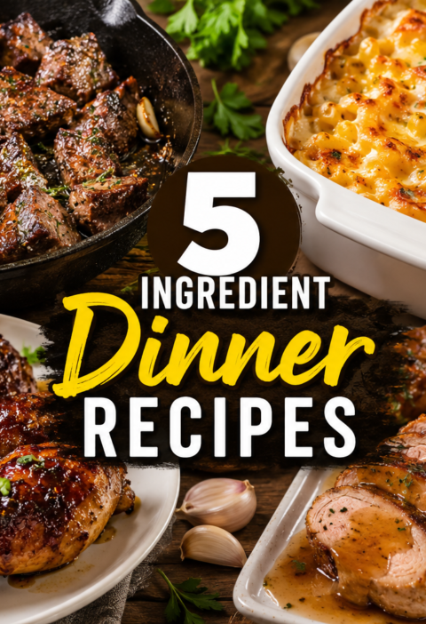5 Ingredient Dinner Recipes