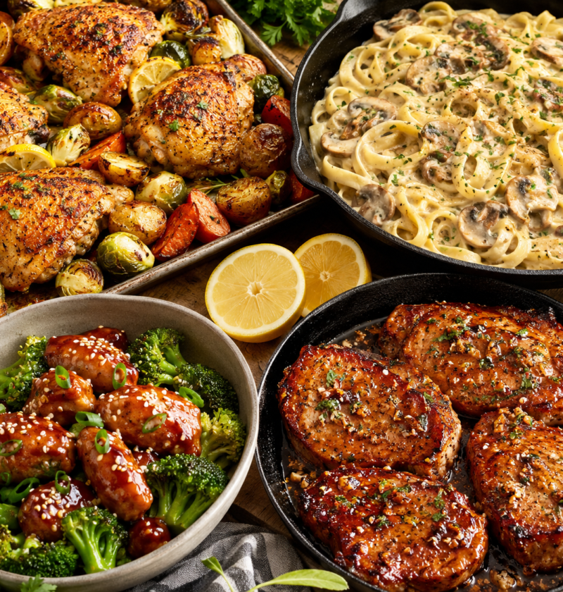 10 Easy Meals with Almost No Cleanup