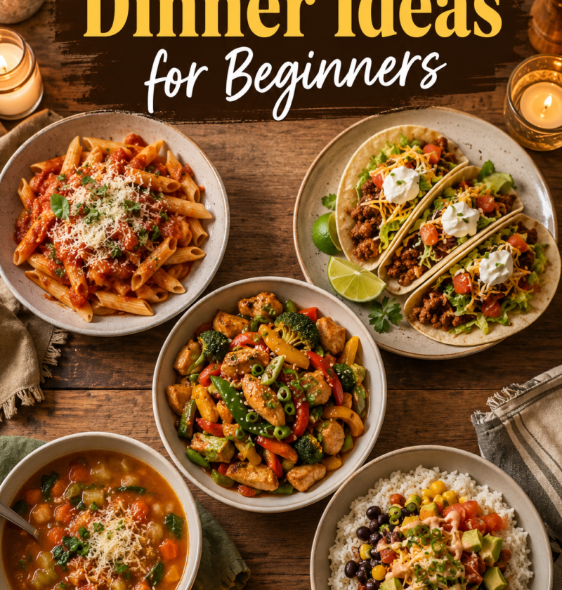 15 Easy Dinner Ideas for Beginners